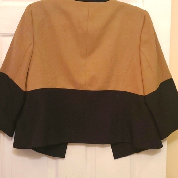 Kasper color block open front blazer - Picture 4 of 11